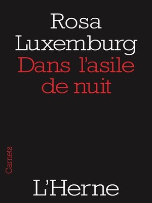cover image of Dans l'asile de nuit, suivi de 'Lettres de ma prison'